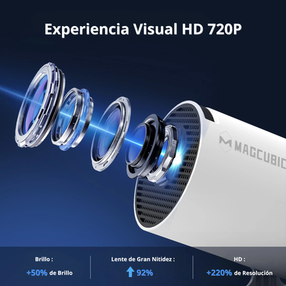 PROYECTOR MAGCUBIC 4K ANDROID 11 HY300 Pro WIFI 290ANSI